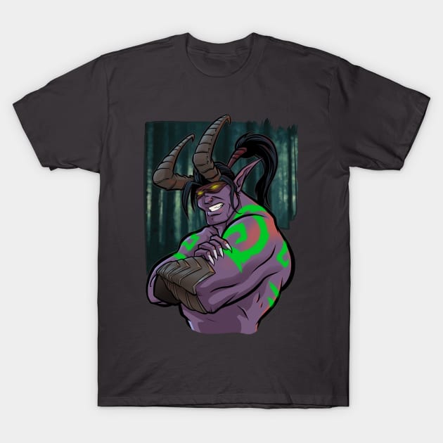 Illidan T-Shirt by jpowersart